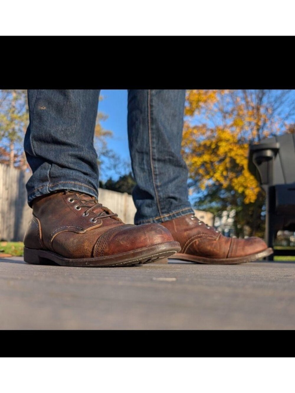 Red Wing Iron Ranger 8085 Boots Copper Rough & Tough Leather USA Men’s Size 13